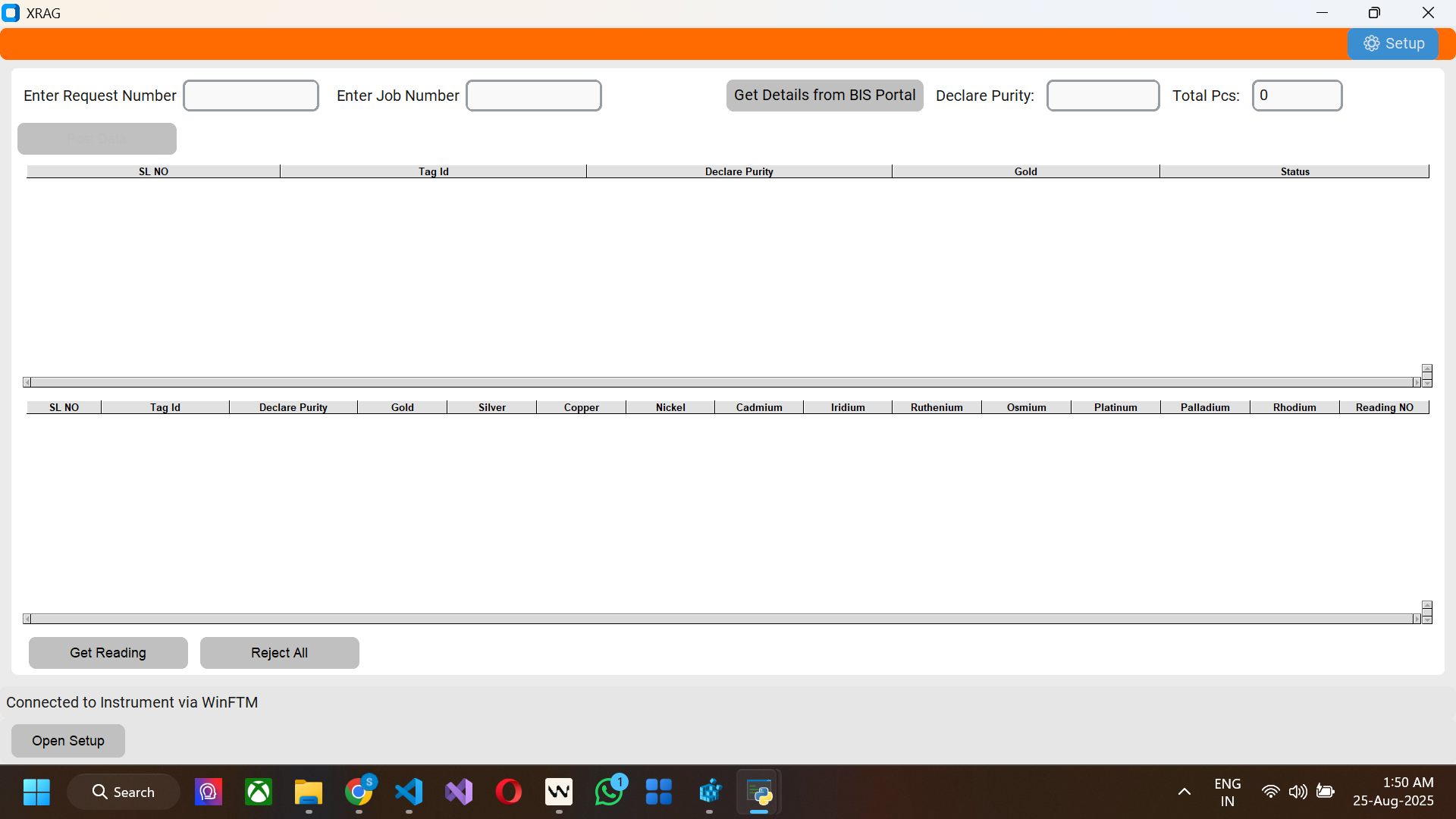 XRF Automation Software